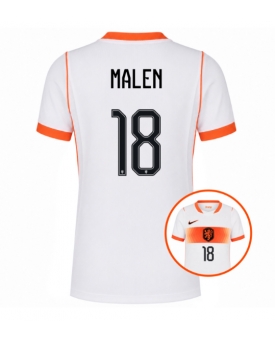 Billige Fotballdrakt Nederland Donyell Malen #18 Replika Bortedrakt Dame VM 2026 Kortermet Billige Fotballdrakt Nederland Donyell Malen #18 Replika Bortedrakt Dame VM 2026 Kortermet